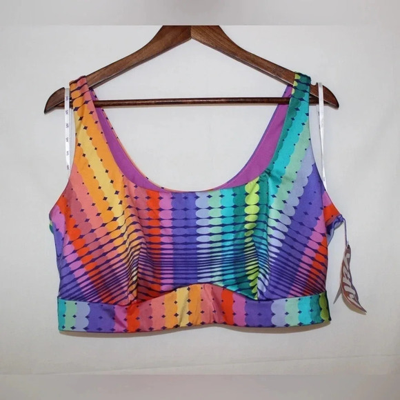 YITTY Other - NWT Yitty Headliner Shaping Midi Pride Rainbow Bralette 3XL in Pride Prismatic